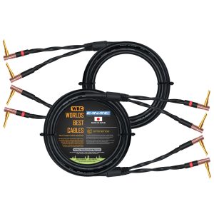 WBC Canare 4S11 cable with custom 90 degree banana connector