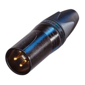 Neutrik Gold NC3MXX-B male XLR connector