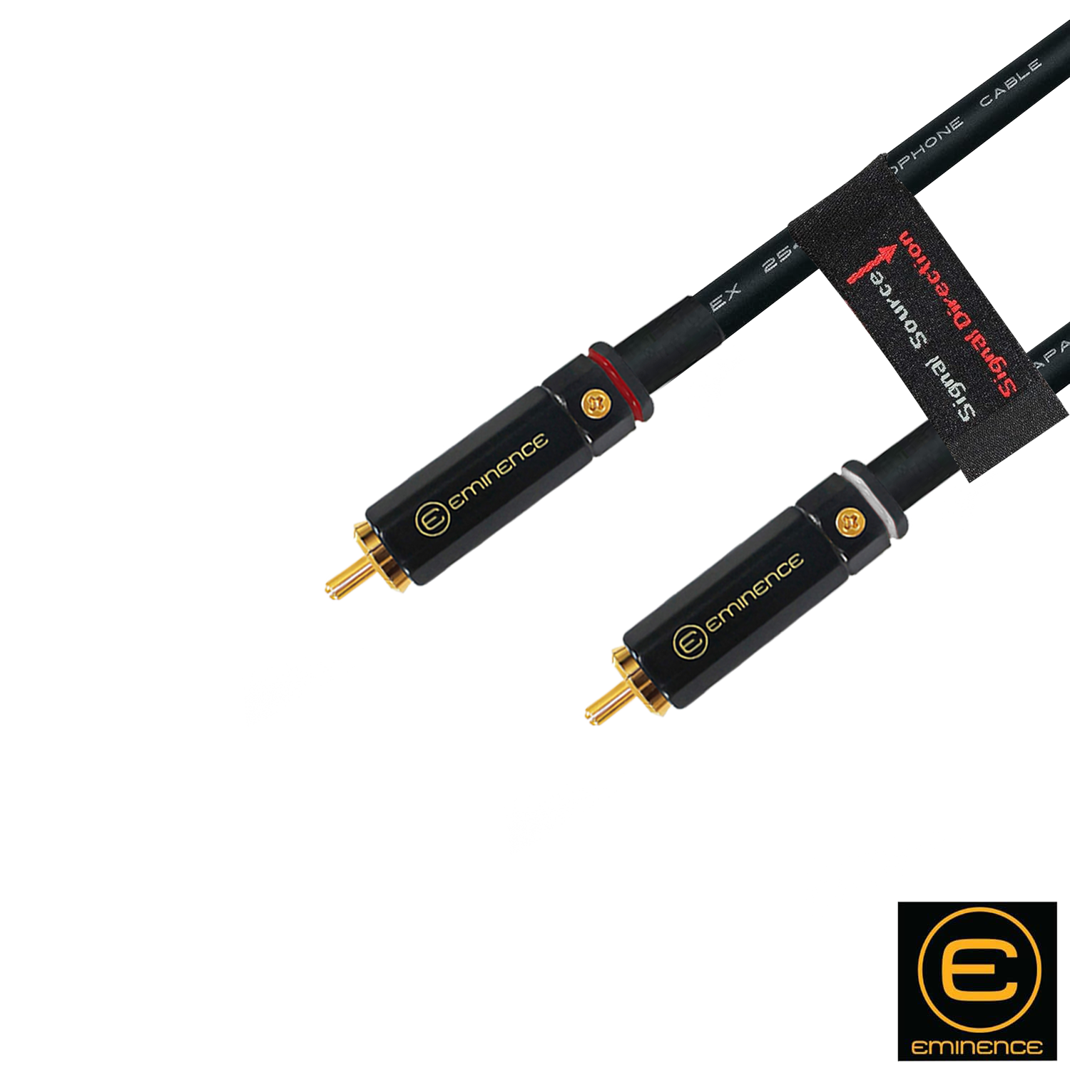 Eminence locking RCA connectors with mogami 2549 wire