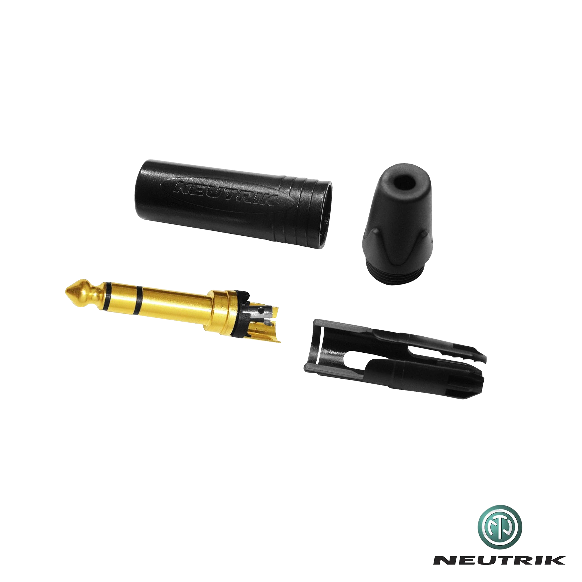 Neutrik Gold NP3X-B TRS connector
