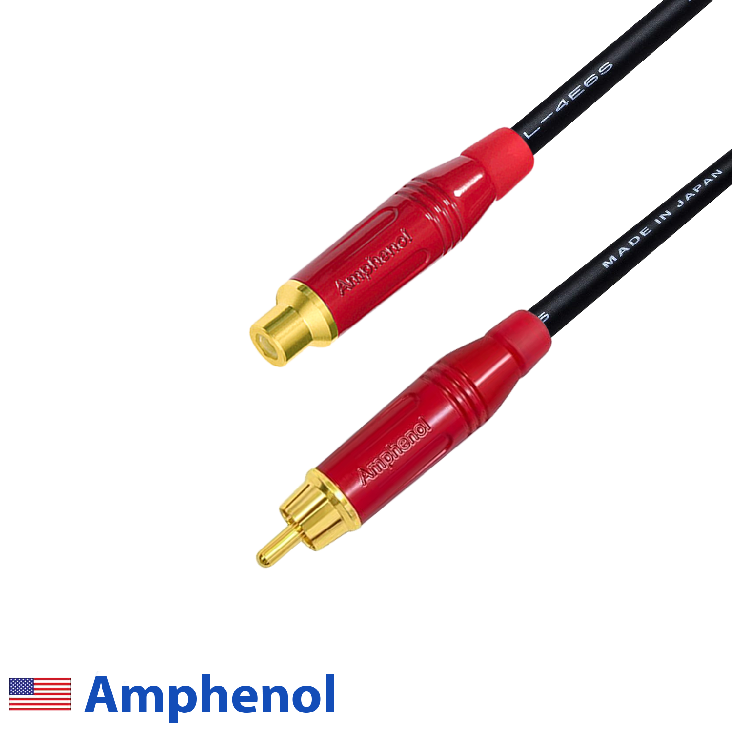 Amphenol ACJR-RED, ACPR-RED RCA connectors