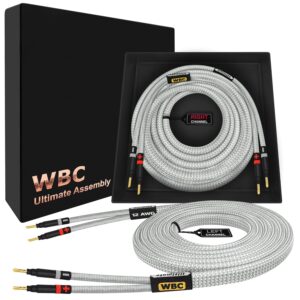 WBC Ultimate 12AWG 2x2 cable with Eminence banana connectors
