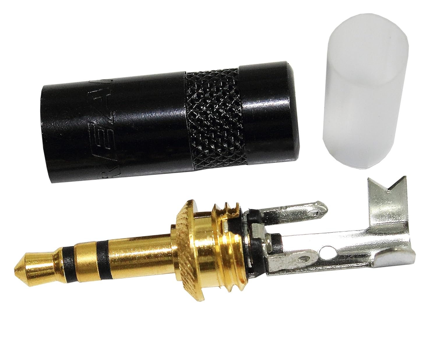 Rean RTP3C-B Mini TRS Gold Connector Breakdown